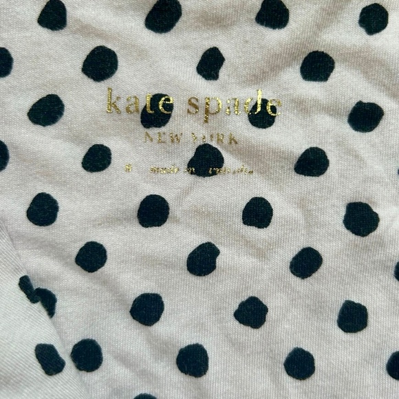 Kate Spade Polka Dot PJ Top Size Small - Picture 3 of 4